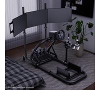 Hottoby Racing Simulator Cockpit Con Supporto Triplo TV Compatibile Con G923