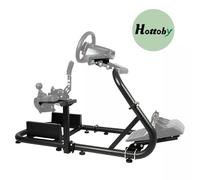 Hottoby Racing Simulator Cockpit Stand Con Sedile Adatto Per Logitech G920