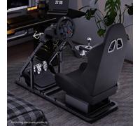 Hottoby Racing Simulator Cockpit Stand Regolabile Con Sedile Adatto Per Logitech