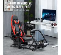 Hottoby Simulatore Di Corsa Cockpit Con Sedile Rosso Adatto Per LogitechG27 G29