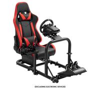 Hottoby Supporto Per Cabina Di Guida Racing Simulator Con Sedile Rosso Per G920