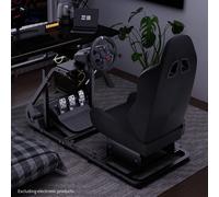 Hottoby Supporto Per Volante Da Cabina Di Guida Racing Simulator Con Sedile Nero