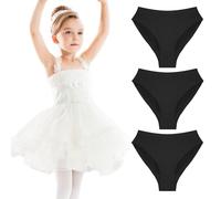 HOTUT 3 Pezzi Balletto Slips Dance Panty Ragazze Briefs Donne Dancing Panties, Mutande Danza Cotone Slip Bambina, Morbido Slip da Danza per Bambine, Ragazze Mutandine