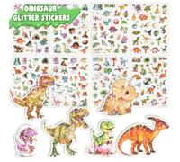 HOTUT Adesivi 3D per Bambini,8PCS Stickers Puffy,200 Varietà di Adesivi Gonfi Include Disegni di Adesivi a Tema Dinosauri per Festeper Feste,Regali Gratificanti,Scrapbooking