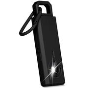 HOTUT Allarme Personale Anti Aggressione,130dB Portachiavi Autodifesa con Luce Stroboscopica,Ricaricabile Sicurezza Personale di Emergenza per Zaino in Spalla, Donne, Uomini(Nero)