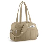 HOTUT Borsone da Viaggio Donna,Impermeabile,Borsa Sportiva, da Viaggio, Palestra, Clinica, Borsa per Ospedale, Nascita con Barriera Impermeabile per Sport,Viaggi(Cammello)