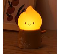 HOTUT Candele a LED, Lampada con Candele Senza Fiamma, Luce Notturna per Bambini, Simpatica Lampada in Silicone con Modalità Candela, Luce Notturna Ricaricabile Regolabile e Dimmerabile per Bambini