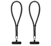 HOTUT Cordino per Cellulare, 2 Pezzi Cordino da Polso Regolabile per la Maggior Parte Degli Smartphone, Laccio per Macchina Fotografica con Patch Ultra Sottile, per Portafoglio, Portachiavi, Pen Drive