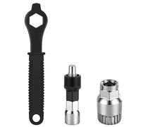 HOTUT Estrattore per Pedivelle e Attrezzi per Movimento Centrale,Kit di Estrattore di Pedivelle con Chiave Inglese,Kit Attrezzi Bici per Rimuovere Pedivella della Bicicletta MTB