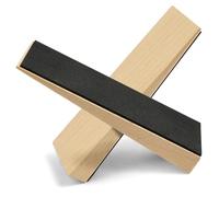 HOTUT Fermaporta da pavimento, 2 Pezzi Fermaporta in Legno, Ferma porta da pavimento, Antiscivolo Ferma Porta Durevoli Cuneo Fermaporte, Antiscivolo e Ecologici, Tutti i Pavimenti Interni ed Esterni