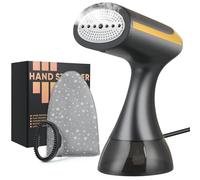 HOTUT Ferro da Stiro Verticale, 300 ml Stiratrice Verticale, 1500W Ferro da Stiro da Viaggio, 20s Riscaldamento Rimozione Rapida Delle Rughe Stiratrice a Vapore Portatile per Casa e Viaggio