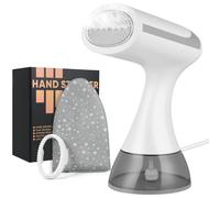 HOTUT Ferro da Stiro Verticale, 300 ml Stiratrice Verticale, 1500W Ferro da Stiro da Viaggio, 20s Riscaldamento Rimozione Rapida Delle Rughe Stiratrice a Vapore Portatile per Casa e Viaggio