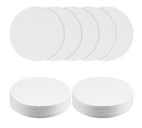 HOTUT Filtri Caffè in Carta 100 Pezzi, Non Sbiancati 100% Naturale Monouso, Carta Filtro Rotonda per Macchine Aeropress e Caffettiere Moka Pot (64mm)