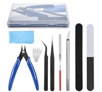 HOTUT Gundam Craft Set, 9 Pezzi Kit di Strumenti Base Modello, Modeler Strumenti di Base Hobby Building Tools Kit, Hobby Building Craft Set per Auto, Hobby Gunpla, Modello, Riparazione e Fissaggio