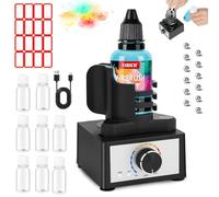 HOTUT Mini Vortex Mixer Agitatore Miscelatore a Vortice 300~2400giri/min, Mini vortex Paint Shaker Mixer, 3 Velocità Regolabile, per Pittura, Laboratori, Smalti, Adesivi per Ciglia e Colori Acrilici