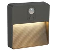 HOTUT Notturna Sensore Movimento, Luce Notturna Sensore Movimento, AUTO/ON/OFFF Luce Notte Lampada LED, Luci Notturne Bianca Calda per Cameretta, Corridoio, Cucina, Scale, Bagno