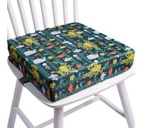 HOTUT Rialzo Sedia Bambini Cuscino da Tavolo,Cartoon Cuscino Rialzo per Bambini con 2 Regolabile Cinghie,Seduta Booster per Alzare a Tavola per Seggiolino Lavabile Smontabile per Gite,Picnic e Viaggi