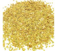HOTUT Stelle Confetti Stella d'Oro, Coriandoli Decorativi 45g, Glitter Coriandoli della Tavola Metallico Lamina Stelline Paillettes per Natale, Feste, Matrimoni, Compleanni, DIY
