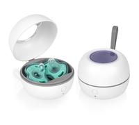 HOTUT Sterilizzatore Portatile per Ciuccio,Sterilizzatore per Succhietti a Luce UV,Sterilizza in 3 minuti Uccide il 99% dei germi,Ricaricabile USB-C,Disinfettante per Succhietti da Viaggio per Ciucci