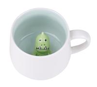 HOTUT Tazza Animal 3D in Ceramica, 350ML Tazza da Caffè con Animali 3D, Simpatica Tazza da Caffè Dinosauro, Ciotola Mattutina per tè, Bevanda Mattutina e Matrimoni, Compleanni Regalo Tazza di Natale