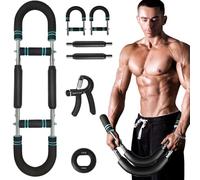 HOTUT Twister Arm Exerciser, Attrezzo per Allenamento del Torace Regolabile da 35 a 45 kg, da 77-99 lb, Forearm Triceps Chest Enhanced Exercise Strengthener, Portatile, Potenziatore di Forza Muscolare