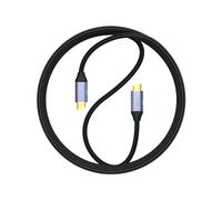 HOTUTUKI 100W cavo usb c ricarica rapida,Cavo USB Type-C 3.1 Gen2 10 Gbps, Trasmissione Video 4K @ 60Hz Compatibile con Laptop, Telefoni Cellulari, Tablet, ssd, Monitor, Dispositivi,cavo usb c 1 m…