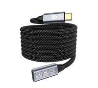 HOTUTUKI Cavo-di Prolunga USB C 100W 5M,3.2 Gen2 4K@60Hz Cavo Type C Maschio a Femmina 20Gbps Prolunga Tipo C Compatibile Thunderbolt 4/3 USB C 3.2/3.1/3.0