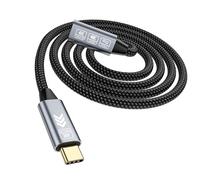 HOTUTUKI Cavo-di Prolunga USB C 240W 2M,3.2 Gen2 4K@60Hz Cavo Type C Maschio a Femmina 20Gbps Prolunga Tipo C Compatibile Thunderbolt 4/3 USB C 3.2/3.1/3.0