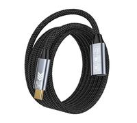 HOTUTUKI Cavo-di Prolunga USB C 240W 3 Metri,3.2 Gen2 4K@60Hz Cavo Type C Maschio a Femmina 20Gbps Prolunga Tipo C Compatibile Thunderbolt 4/3 USB C 3.2/3.1/3.0