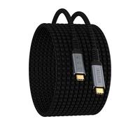 HOTUTUKI cavo usb c lungo 5 metri, Compatibile con thunderbolt 4/3, tipo C 3.2 Gen2x2 con velocità 20 Gbps trasferimento dati usbc, PD 100W 5A, video 4K a 60Hz e E-Marker per Monitor