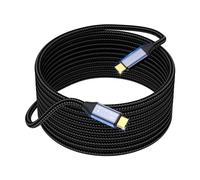 HOTUTUKI cavo usb type-c to type-c 3 metri,Cavo USB C a USB C 10 Gbps, Cavo USB Type-C 3.1 Gen2 × 2, 100W 20V/5A Ricarica Rapida, Trasmissione Video 4K @ 60Hz Compatibile con Laptop, Monitor