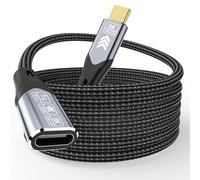 HOTUTUKI prolunga usbc 3m Compatibile con prolunga usb c thunderbolt 4 [40Gbps & 100W] cavo usb type-c maschio femmina, 8K@60Hz Cavo USB4 Per, Laptop, Monitor,telefono