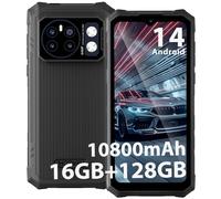 HOTWAV Cyber 13 Rugged Smartphone 2024, 6,6''HD+,12GB+128GB/1TB 10800mAh 150LM Camping Light Android 14 Telefono Rugged, 64MP+16MP Octa-Core IP68IP69K 4G Dual SIM 5G WiFi Rugged Phone NFC/OTG/GPS