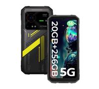 HOTWAV Hyper 7 2025 5G Rugged Smartphone Android 14 20GB+256GB/2TB Telefono Indistruttibile, 10800mAh Rugged Phone, 64MP + 32MP Fotocamera, 6.6”FHD+ 2K Display/5G Dual SIM/IP68/NFC Giallo