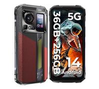 HOTWAV Hyper 7 Pro 5G Rugged Smartphone Android 14 120Hz 2.4K 6.6'' FHD+ | 36GB+256GB/2TB Indestructible Phone 200MP 4K Video 10800mAh/33W Mobile Phone Shockproof Dual Screen/5G Dual SIM/IP68/NFC