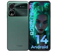 HOTWAV Note 12 2024 Smartphone, 6,8" HD+Telefono 16GB RAM + 128GB ROM(TF 1TB), Android 14 Octa Core 48MP+16MP Cellulare, 4G Dual SIM, Face ID, 5160mAh, OTG, GPS Ultra Sottile Telefono Cellulare