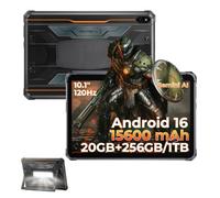 HOTWAV R7 Pro Rugged Tablet Android 16 Robusto Tablet 10.1 Pollici Tablet | 20GB+256GB/1TB TF Tablet Impermeabile, 15600mAh Robusto Tablet PC 20MP+5MP/Widevine L1/Dual SIM 4G/Face ID/Gemini AI