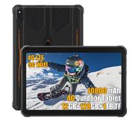 HOTWAV R8 2025 Rugged Tablet Android 14, 12GB+128GB+1TB TF Tablet 10.1“ HD+, 10800mAh Tablet PC Robusto, 2 Lautsprecher, IP68 Wasserdicht Rugged Smartphone,Dual SIM, 4G LTE, 5G WiFi, OTG, GPS, Face ID