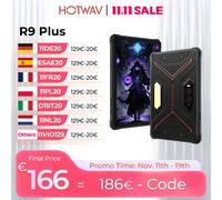 HOTWAV R9 Plus Tablet robusto 11'' Display 2K 20080mAh Pad 8GB 512GB 64MP Android 14 Tablet PC con super luce da campeggio