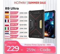 HOTWAV R9 Ultra 5G Android 15 Tablet robusto 20080mAh 11 ''FHD + 2K 120Hz Display Pad 8GB 512GB Super Camping Light Tablet PC