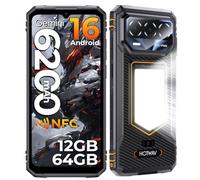 HOTWAV T8 Rugged Smartphone Android 16 Telefono Indistruttibile | 12GB+64GB/2TB TF Cellulare Robusto, 6200mAh 6.75" HD+ 5MP+20MP, Gemini AI, NFC/Face ID/OTG/GPS/Dual SIM 4G