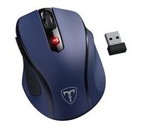 HOTWEEMS D-09 - Mouse ergonomico wireless per laptop, colore: Blu zaffiro