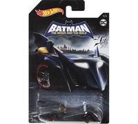 Hotwheels 2017 Batman Dc 1:64 Pressofuso Auto Batmobile Nero Con Rosso Mozzi -