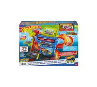 HOT WHEELS - AUTOLAVAGGIO CON TUNNEL, PLAYSET CON PISTA E TUNNEL CHE SPRUZZA ACQUA, INCLUDE 1 VEICOLO