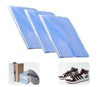 Houdao 100Pezzi grandi Sacchetti Termoretraibili 28x40cm Pellicola Termoretraibile Impermeabile Buste Termoretraibili in pvc per Imballaggio Saponi Bombe da Bagno Scarpe Candela Artigianato Fai da Te