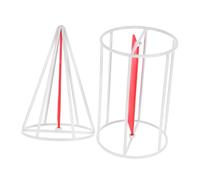 HOUDERCO 1 Set Geometrici Metallo per Insegnamento Della con Design Rotante Strumento Didattico per Classe Matematica per Volume e Superficie