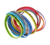 HOUDERCO 12 Braccialetti in Silicone Elastici e Pratici Tabelline per Studenti e Aiuto a Memorizzare le Tabelline per Festa Scuola Decor