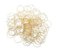 HOUDERCO 150 Pezzi Segnabicchieri in Lamina Elettrificata Color Oro, Design Semplice ed Elegante, Facili da Usare per Identificare Bicchieri a Feste e Compleanni
