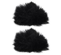 HOUDERCO 2pezzi Copertura per Microfono in Peluche Copertura Antispruzzo per Microfono Protezione da Umidità e Sporco