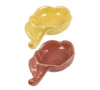 HOUDERCO 2pezzi Piatti Aromatici Ceramica Per Essenziale Elegante Vassoio Per Salone Di Bellezza Decorativo e Multifunzionale Adatto Per e Servizio Salse